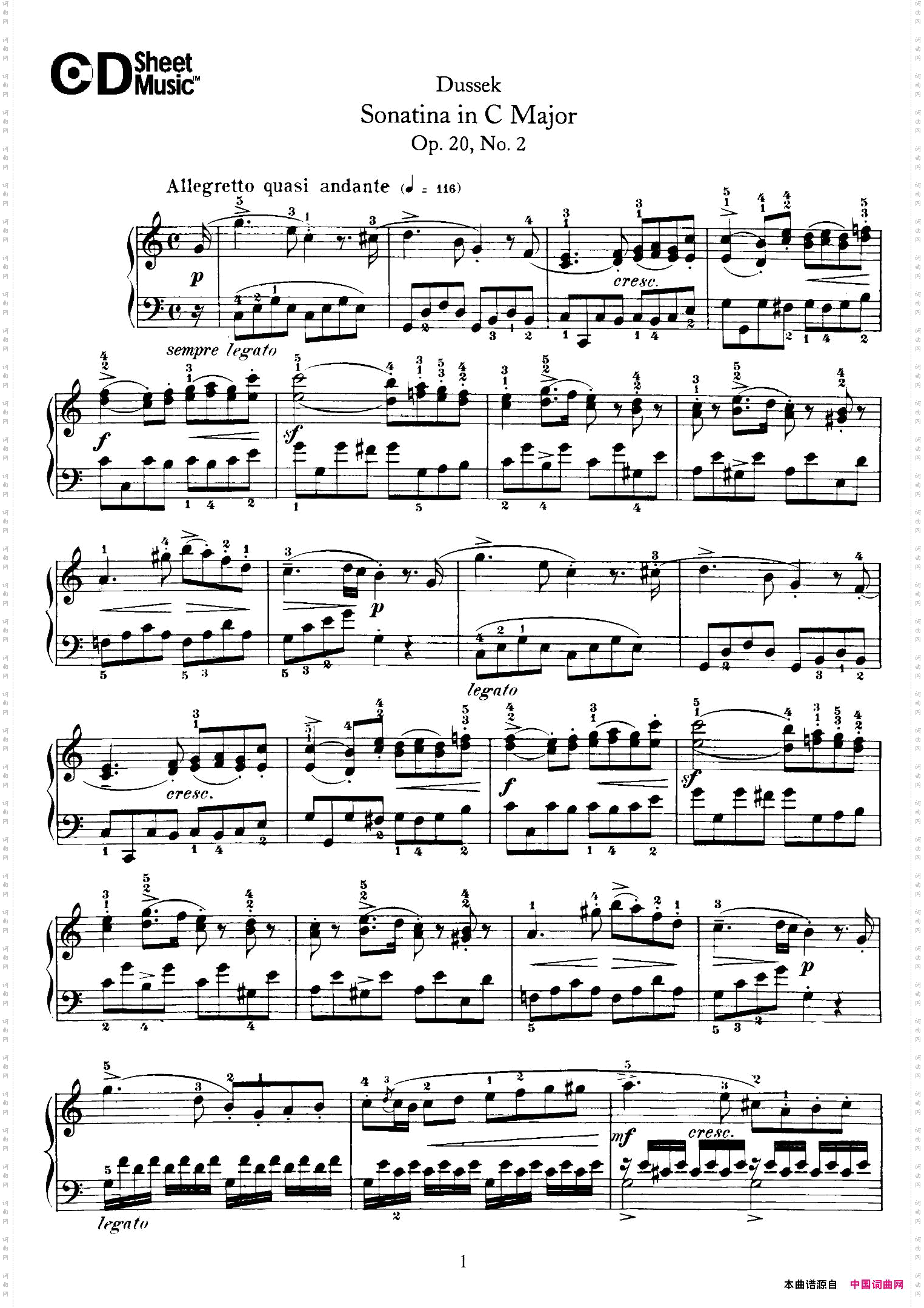 6SonatinesOp.206首钢琴小奏鸣曲-2_6 Sonatines Op.206首钢琴小奏鸣曲-2