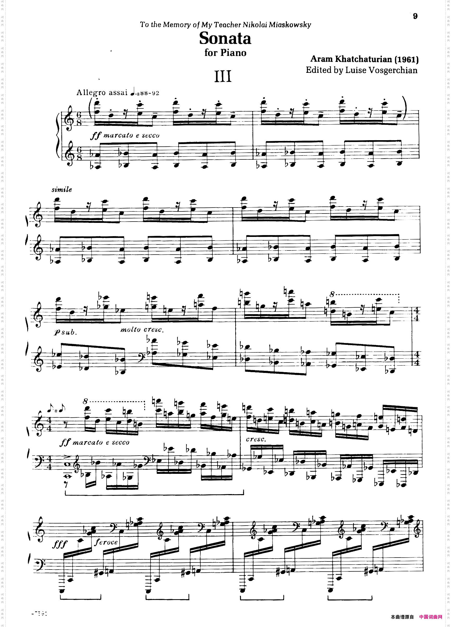 PianoSonatainE-flatMajorOp.95降E大调钢琴奏鸣曲·Ⅲ_Piano Sonata in E-flat Major Op.95降E大调钢琴奏鸣曲·Ⅲ