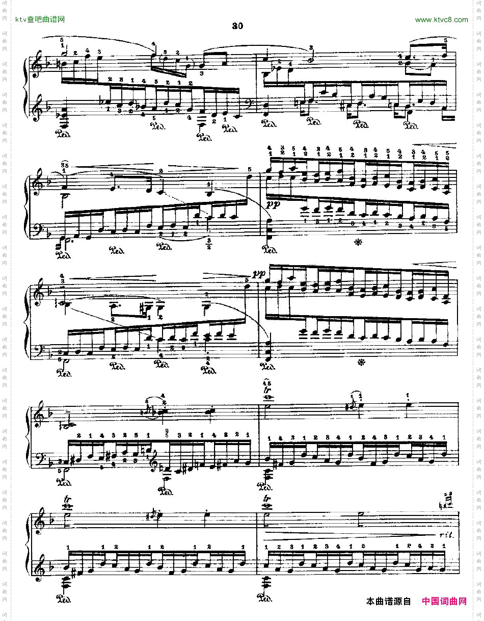 肖邦《练习曲》Fr.ChopinOp.10No8-1