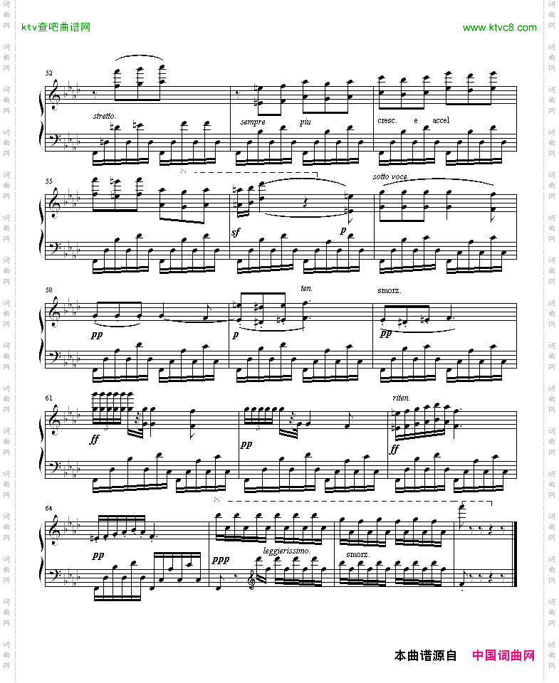 练习曲Op.10Nr.9