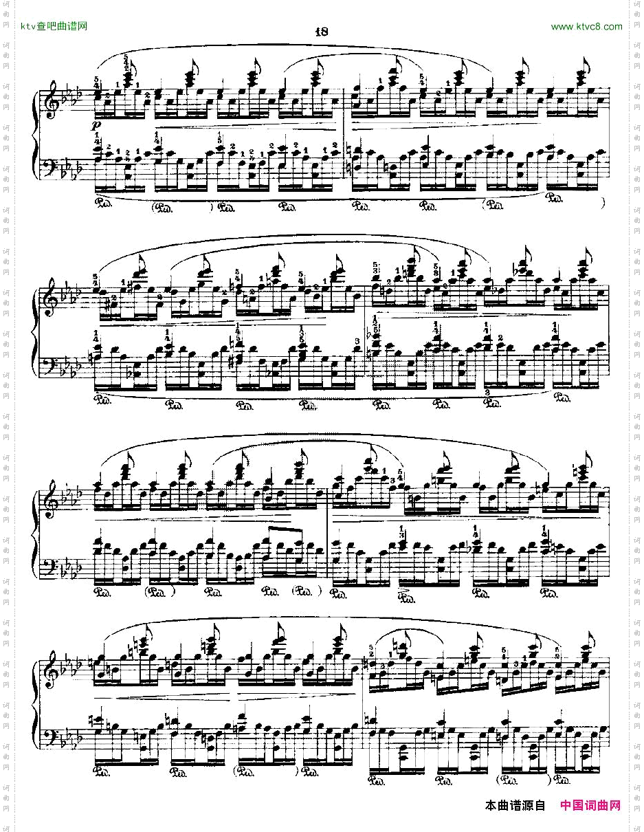 肖邦《练习曲》Fr.ChopinOp.25No1-2