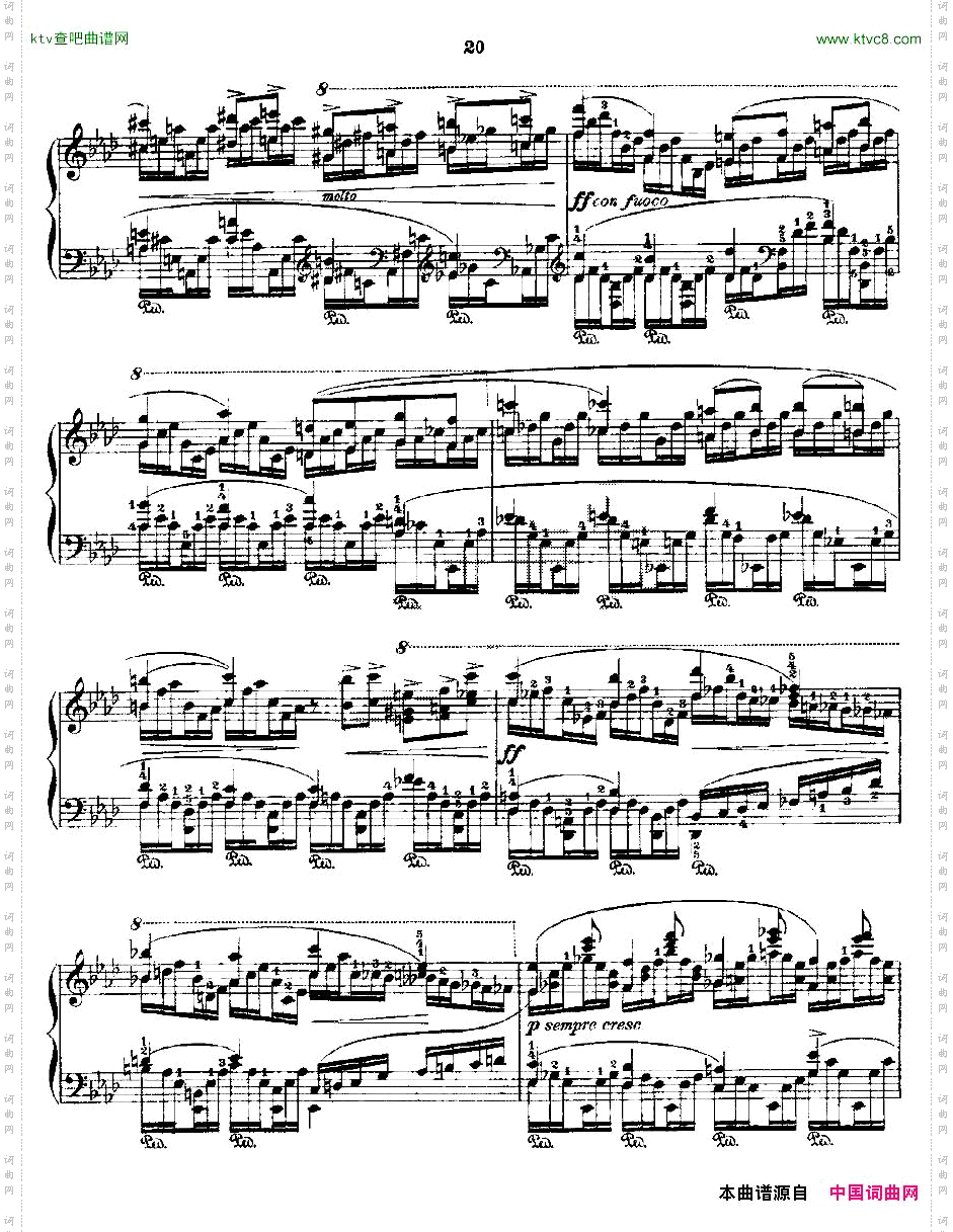 肖邦《练习曲》Fr.ChopinOp.25No1-2