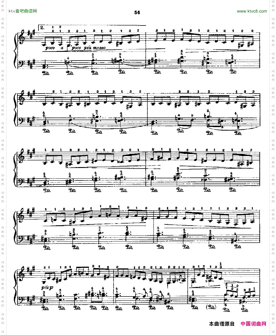 肖邦《练习曲》Fr.ChopinOp.25No2-4