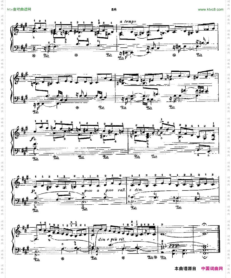 肖邦《练习曲》Fr.ChopinOp.25No2-4