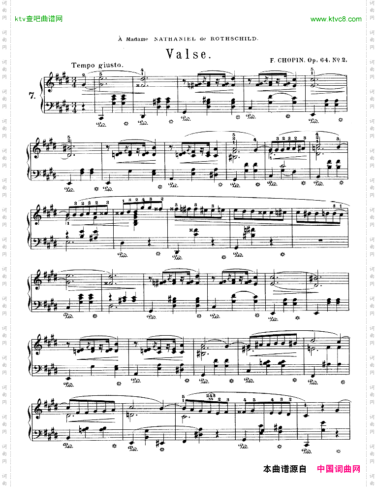 钢琴圆舞曲64-2