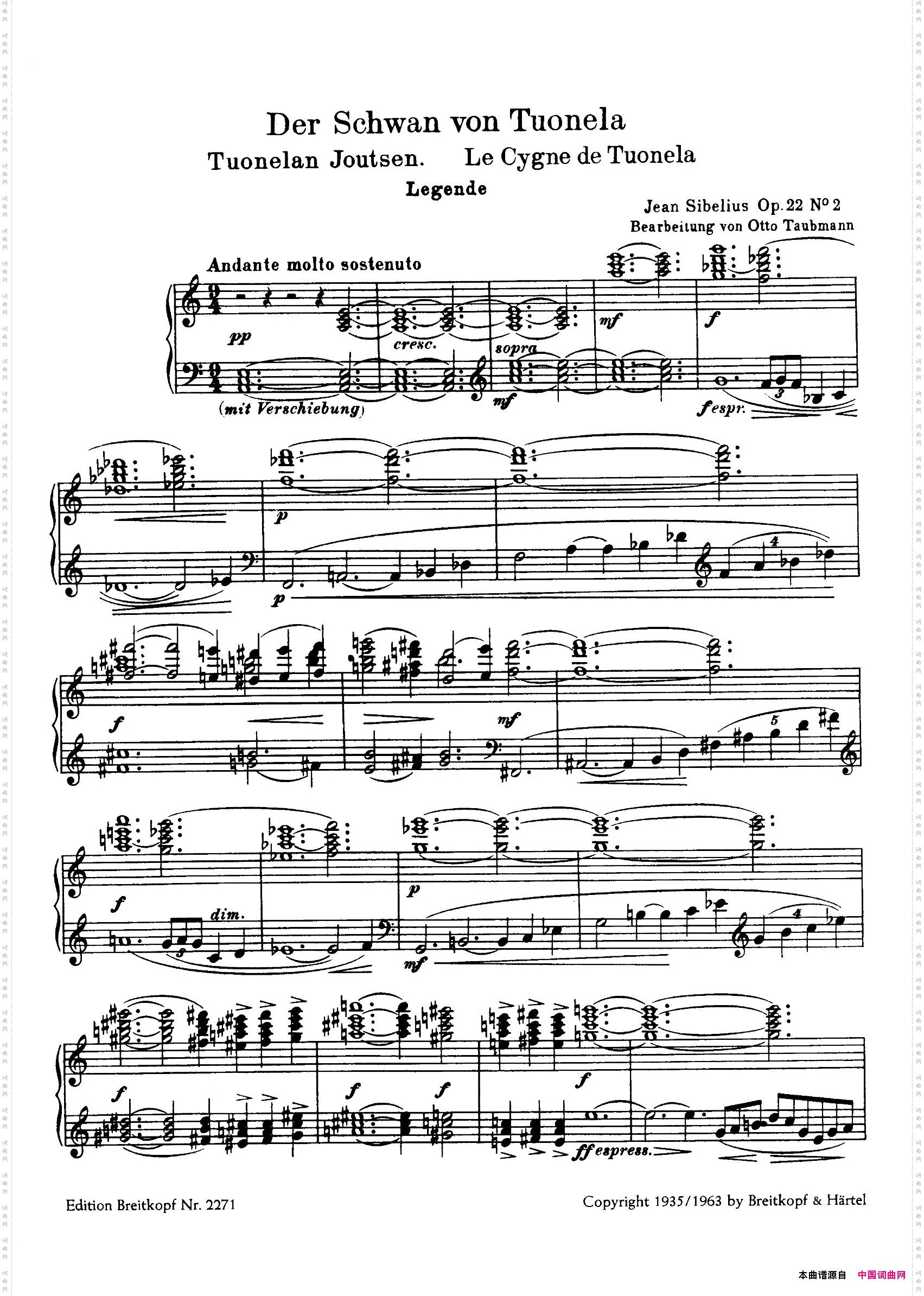 TheSwanofTuonelaOp.22-2图翁内拉的天鹅_The Swan of Tuonela Op.22-2图翁内拉的天鹅