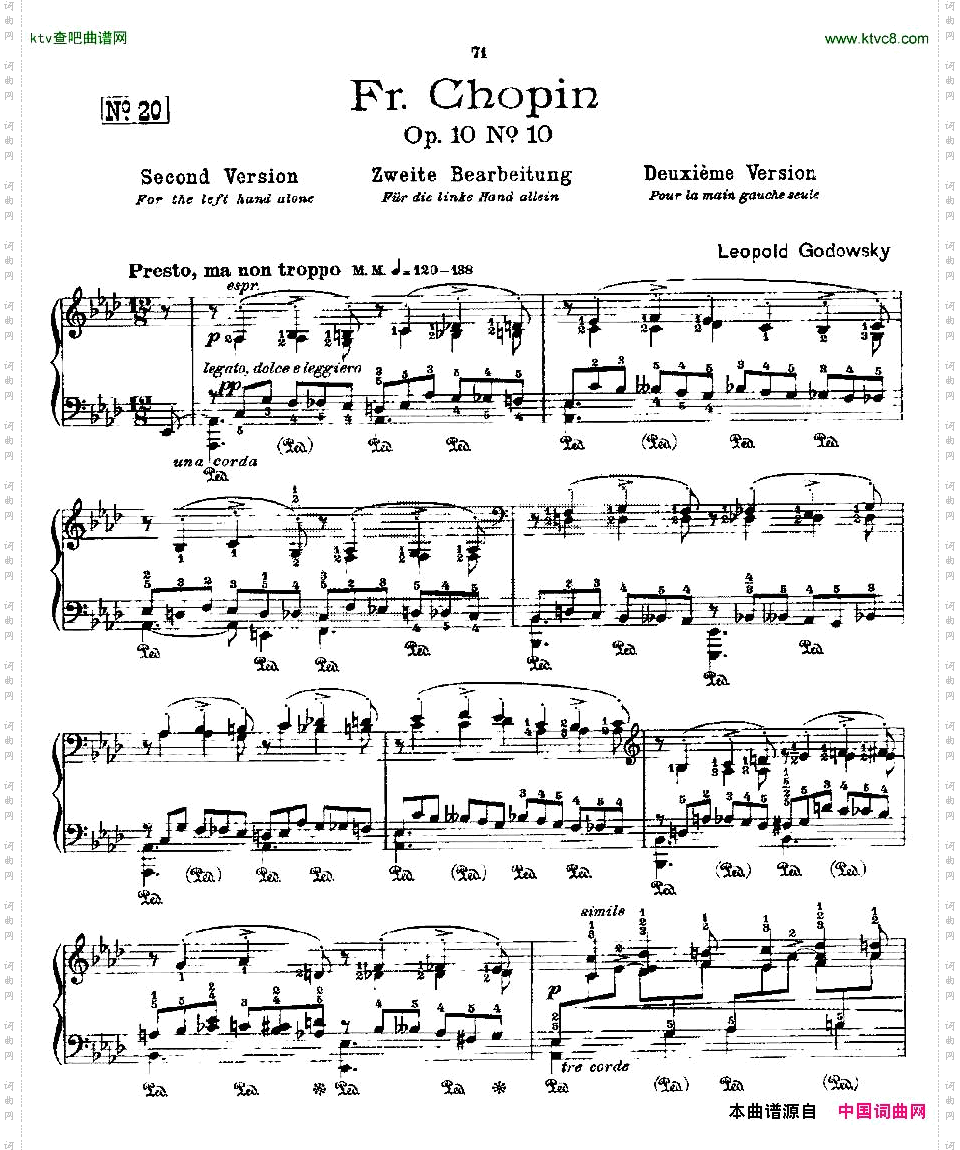 肖邦《练习曲》Fr.ChopinOp.10No10-2