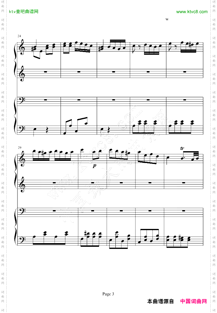 周杰伦-土耳其进行曲.四手联弹.李云迪