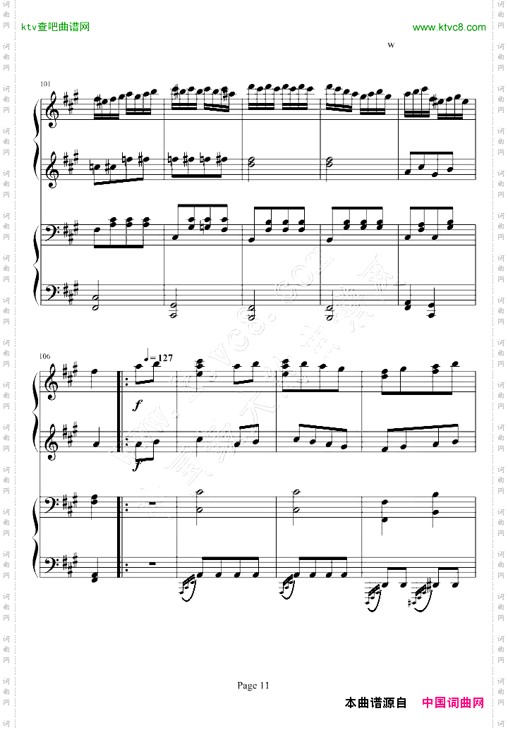 周杰伦-土耳其进行曲.四手联弹.李云迪