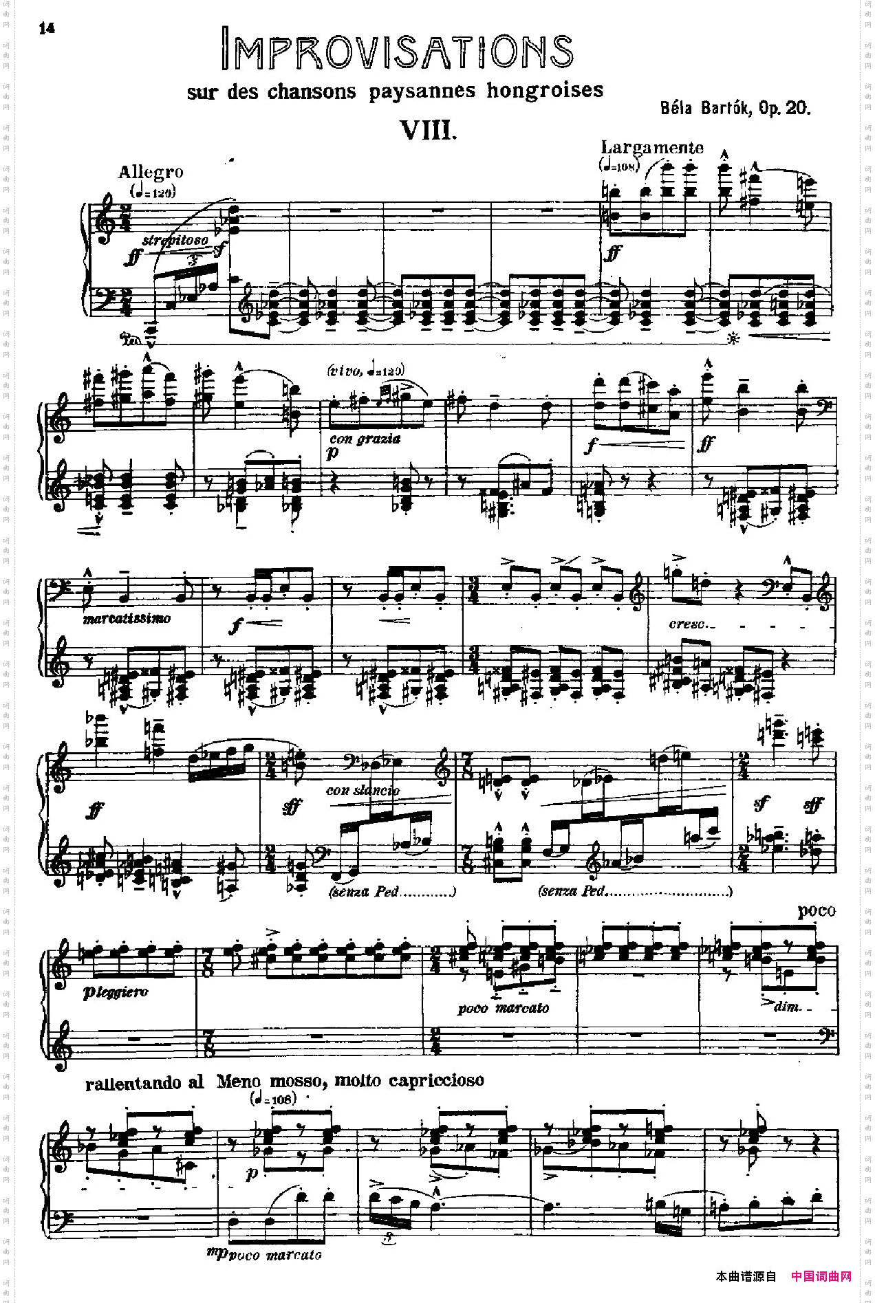 8ImprovisationsOp.208首匈牙利民歌即兴曲·Ⅷ_8 Improvisations Op.208首匈牙利民歌即兴曲·Ⅷ
