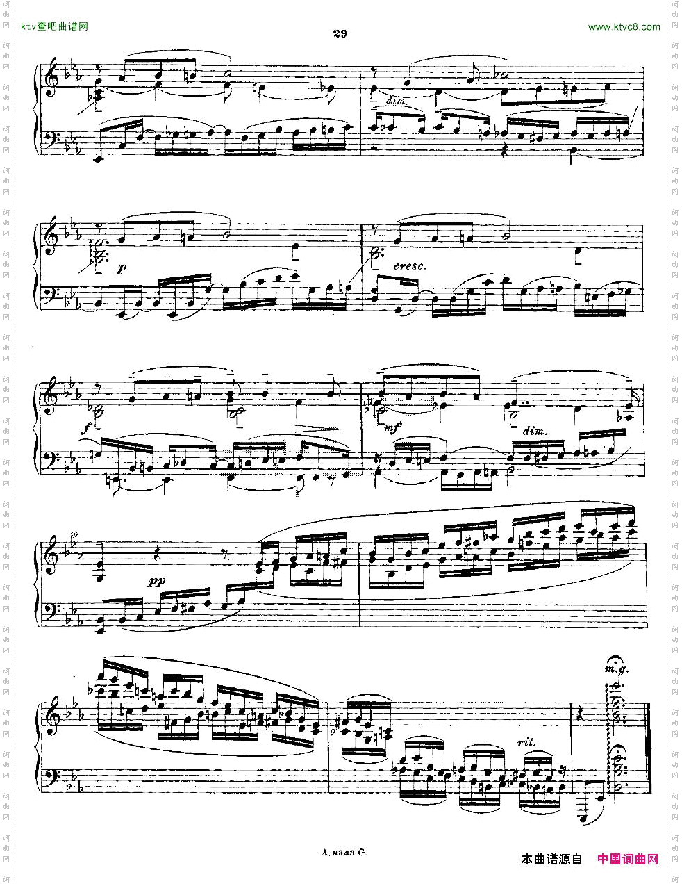 10首《前奏曲》之六Rachmaninoff10Preludes,Op.23