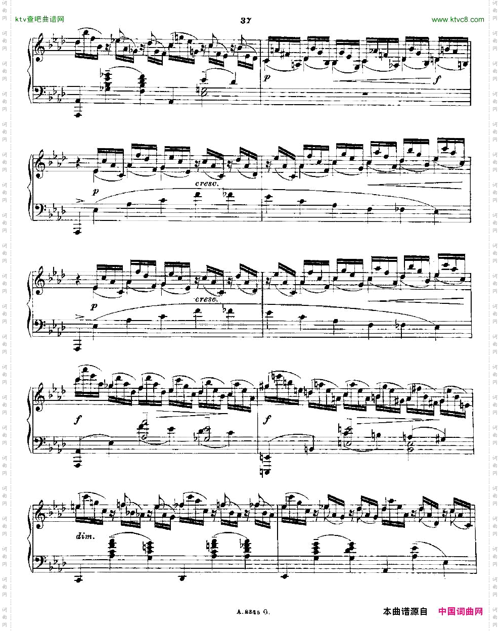 10首《前奏曲》之八Rachmaninoff10Preludes,Op.23