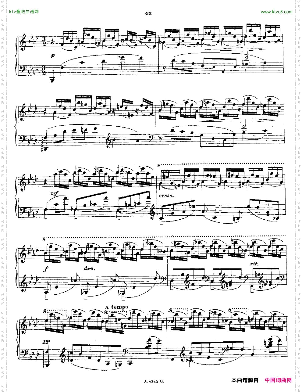 10首《前奏曲》之八Rachmaninoff10Preludes,Op.23