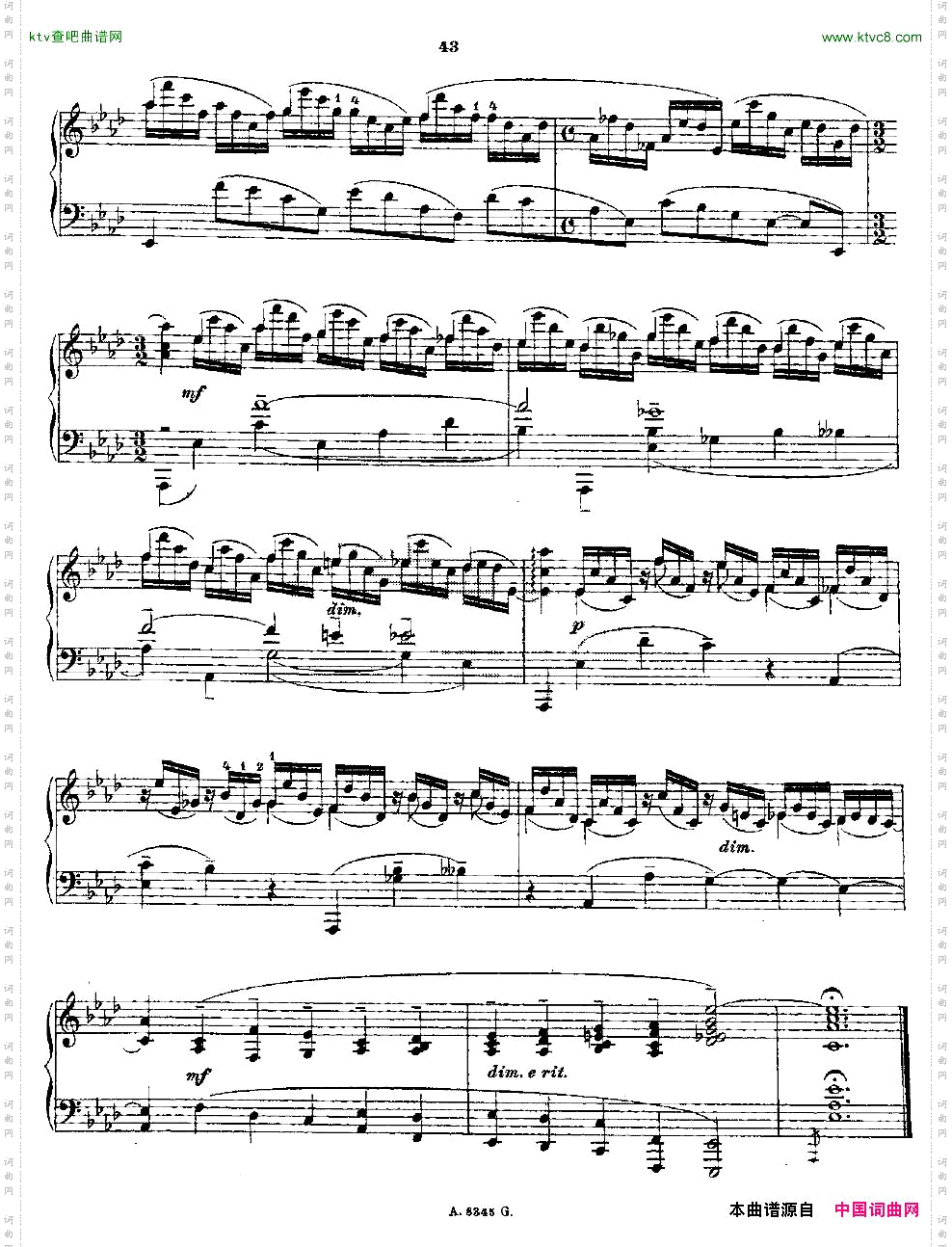 10首《前奏曲》之八Rachmaninoff10Preludes,Op.23