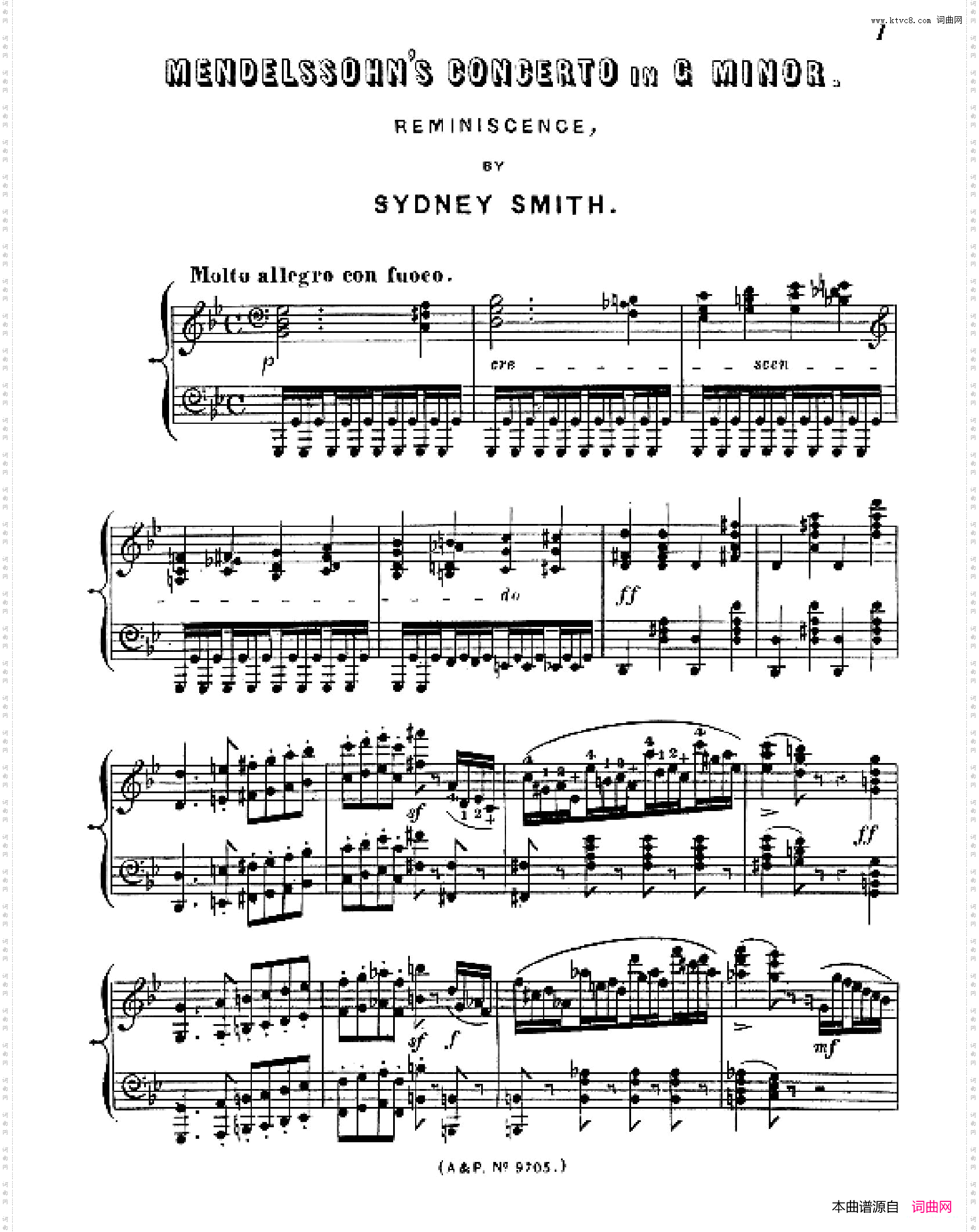 PianoConcertoNo.1ingMinorOp.25g小调第一钢琴协奏曲·钢琴独奏_Piano Concerto No.1 in g Minor Op.25g小调第一钢琴协奏曲·钢琴独奏