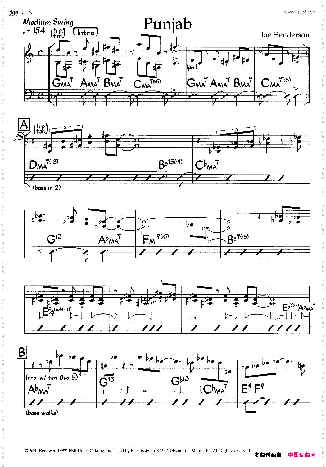 Punjab爵士钢琴曲