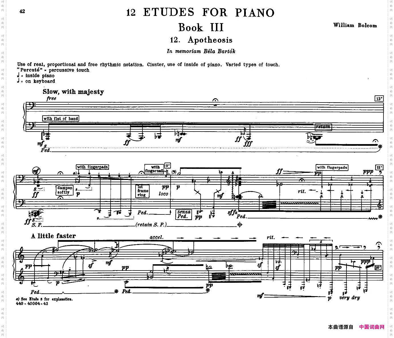 12EtudesforPiano博尔科姆12首钢琴练习曲·12_12 Etudes for Piano博尔科姆12首钢琴练习曲·12