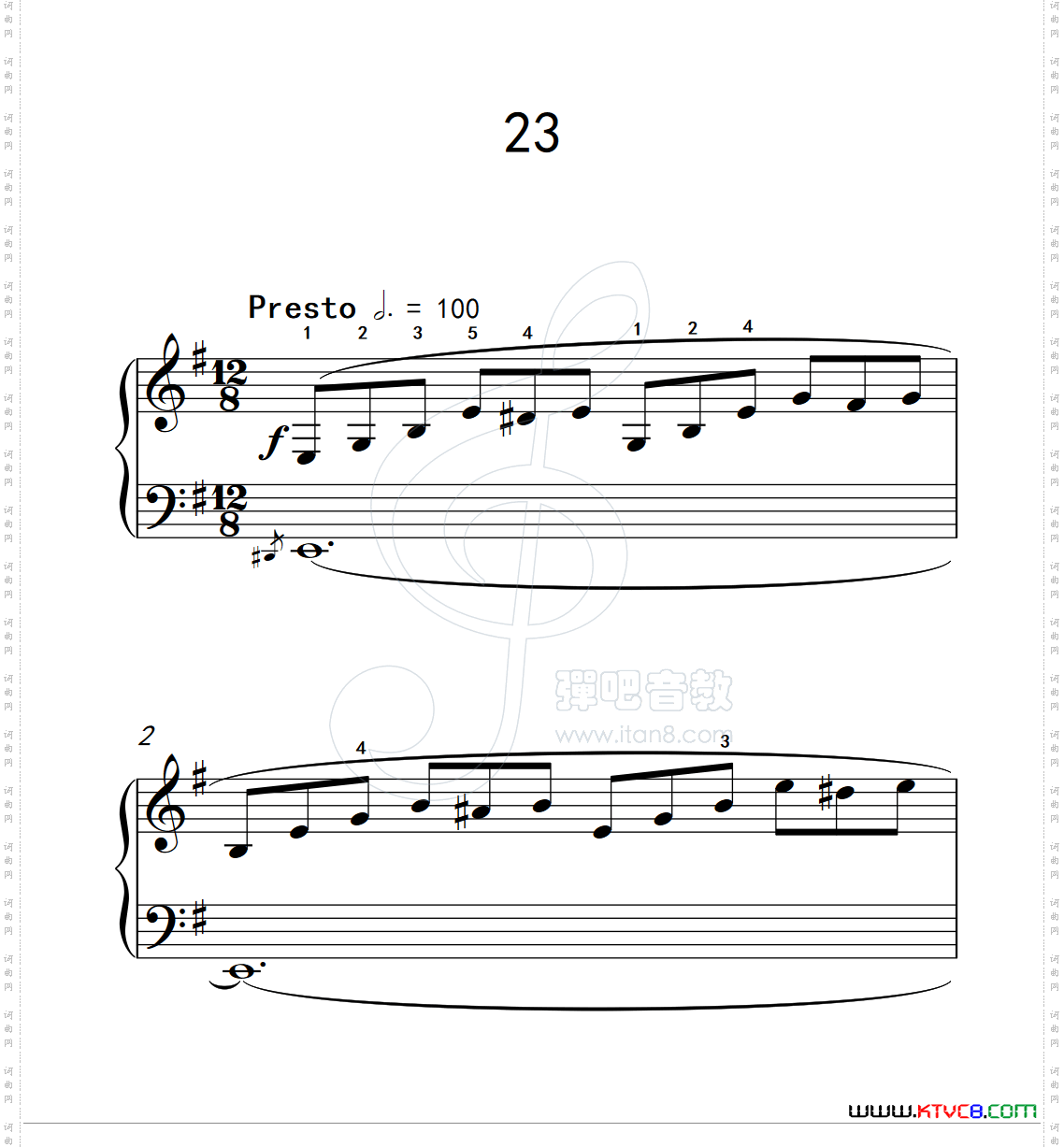 练习曲23克拉莫钢琴练习曲60首_练习曲 23克拉莫钢琴练习曲60首
