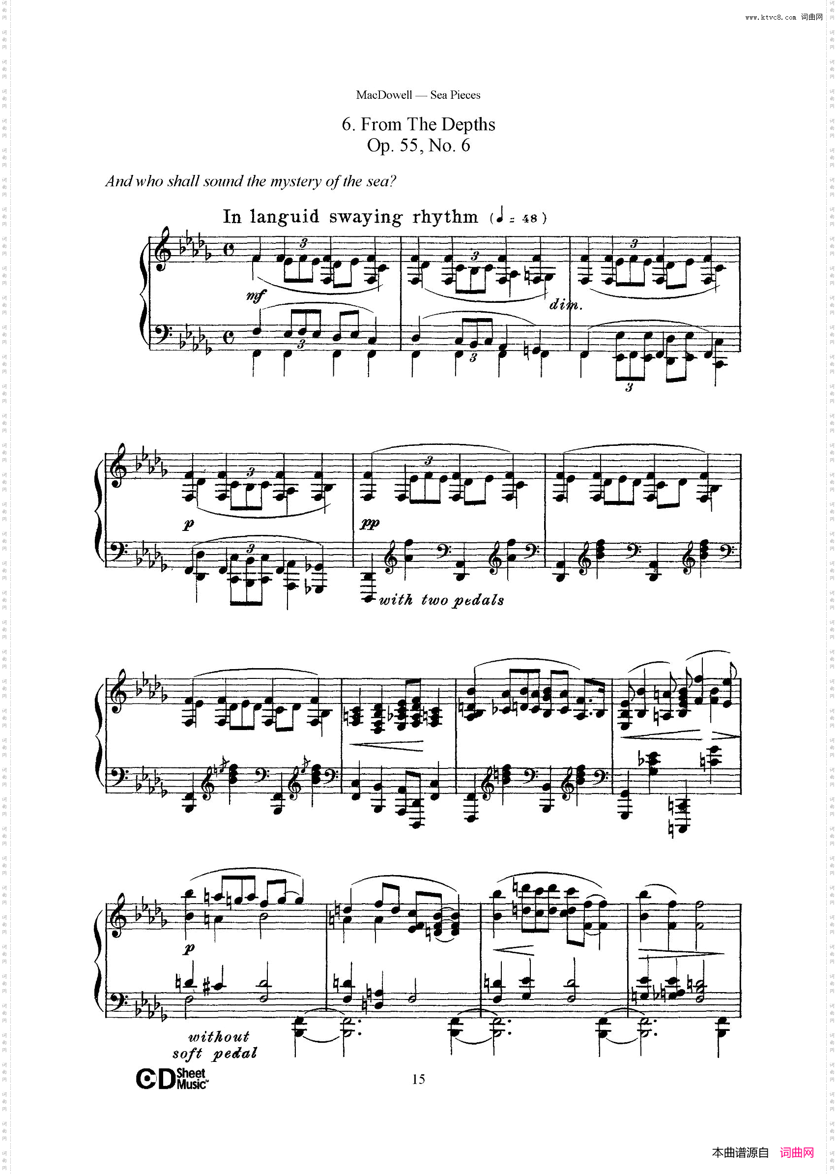 海景SeaPiecesOp.55No.6_海景 Sea Pieces Op.55No.6