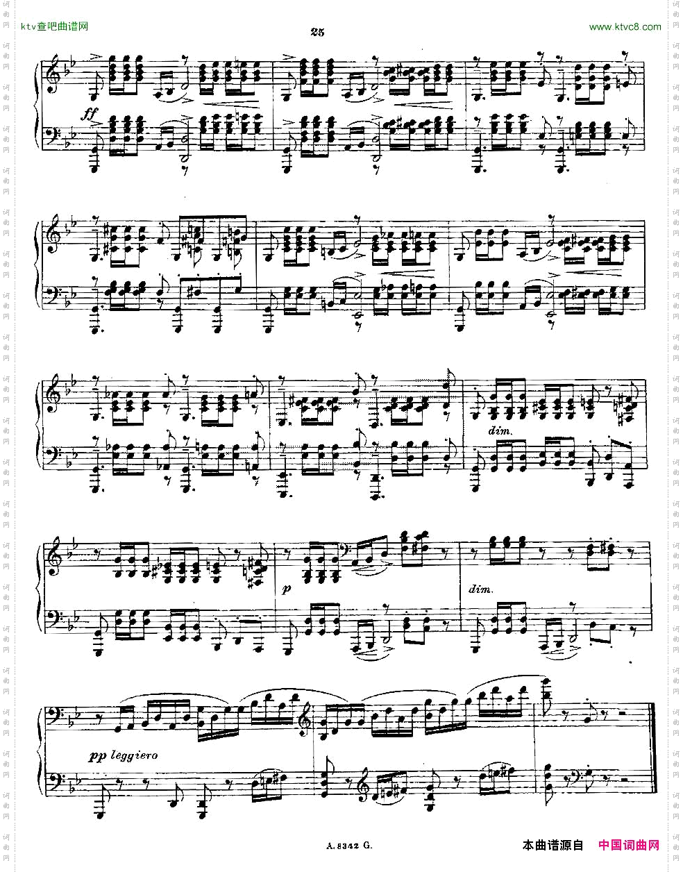 10首《前奏曲》之五Rachmaninoff10Preludes,Op.23