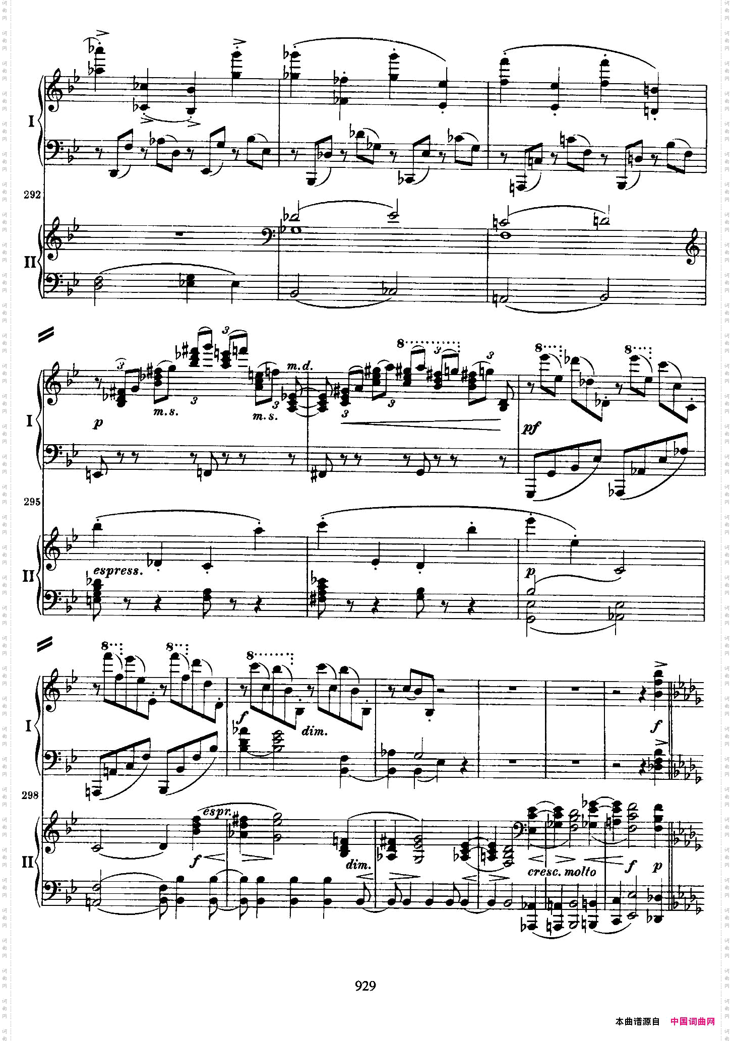 降B大调第二钢琴协奏曲_ P31——40