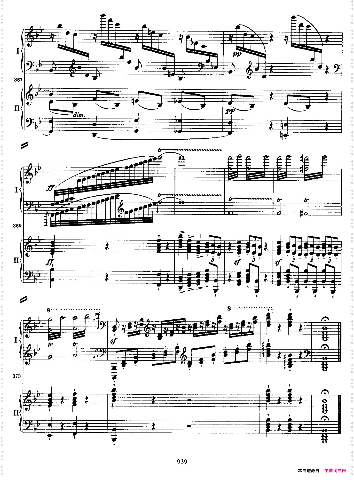 降B大调第二钢琴协奏曲_ P41——50