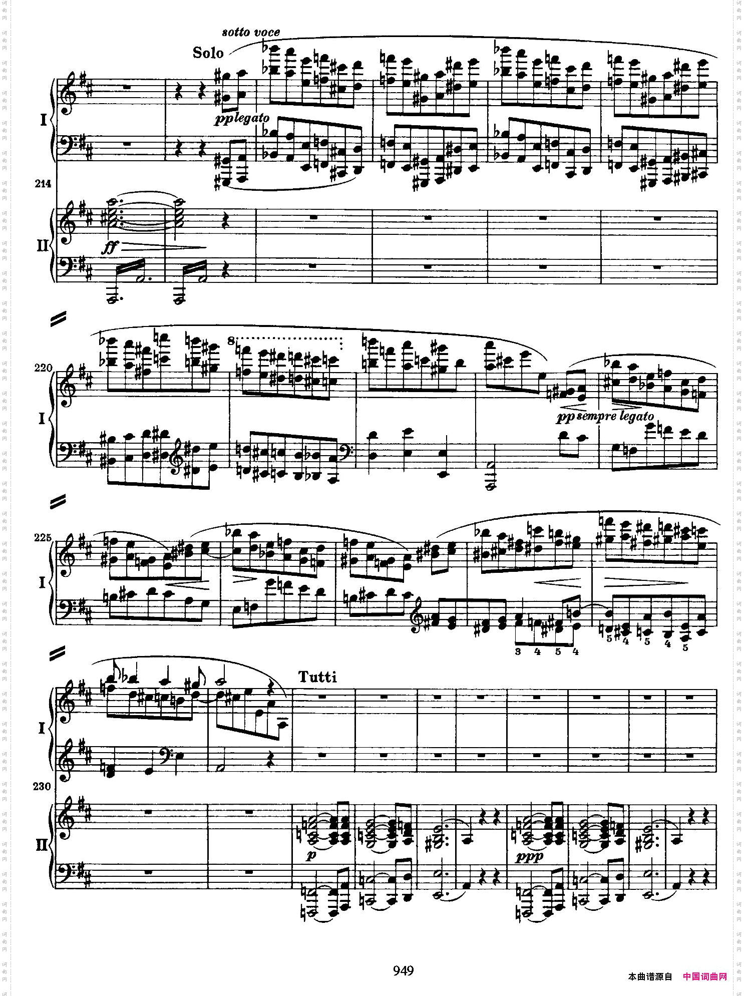 降B大调第二钢琴协奏曲P51——60