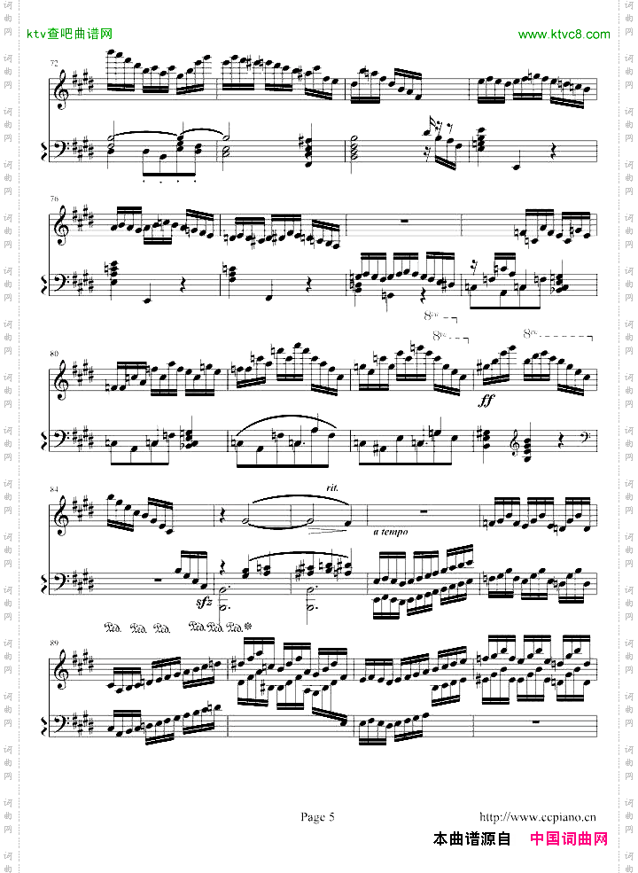 练习曲Op.72No.1