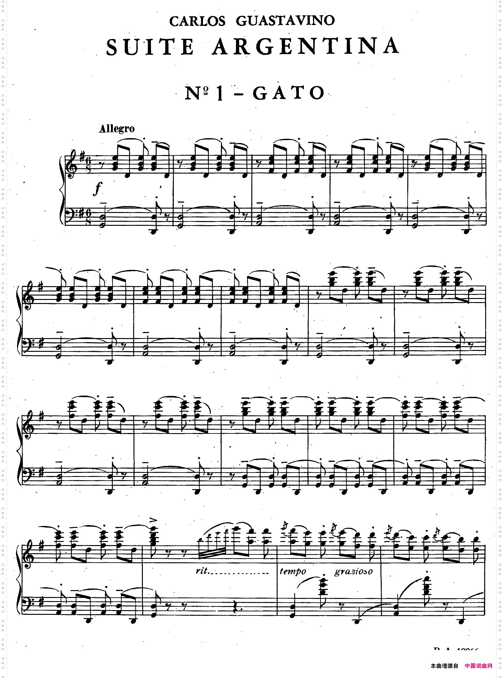 SuiteArgentina阿根廷组曲No.1_Suite Argentina阿根廷组曲 No.1