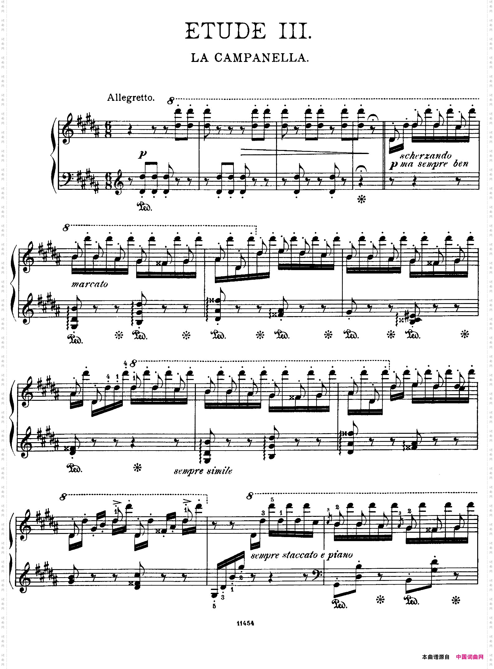 PaganiniEtudesNo.3inG#6首帕格尼尼大练习曲之Ⅲ