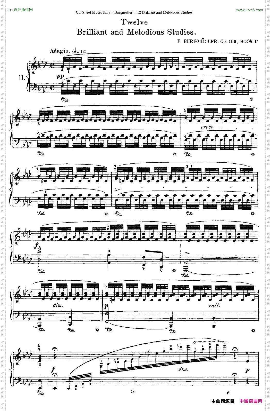 Burgmuller-12BrillianandMelodiousStudies11