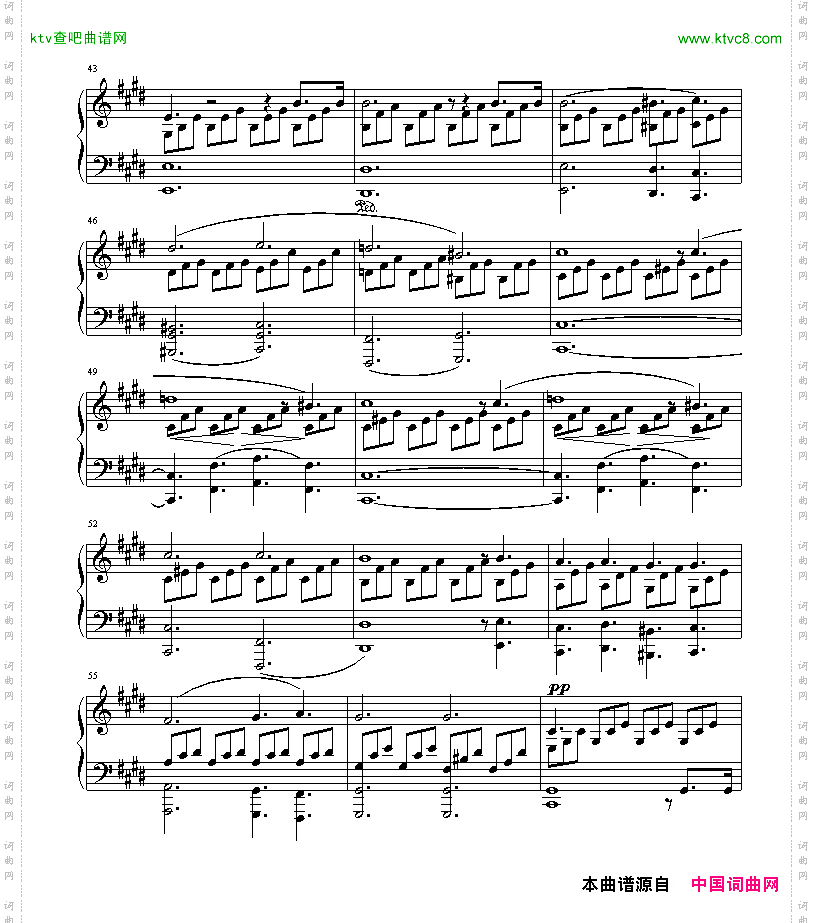 贝多芬《月光》第一乐章