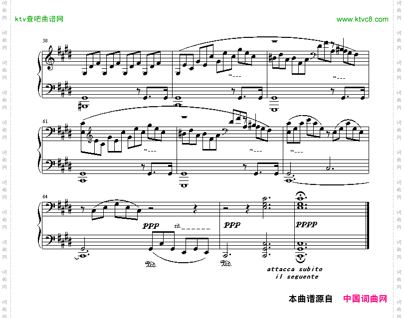 贝多芬《月光》第一乐章