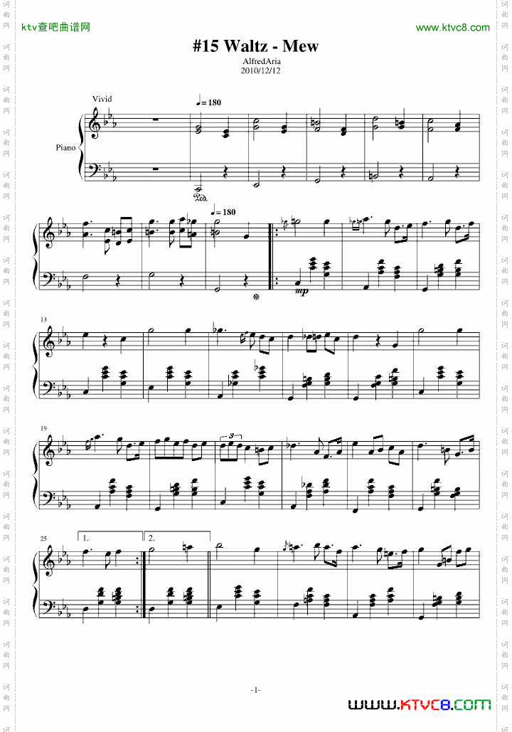 #15Waltz-Mew梦幻圆舞曲