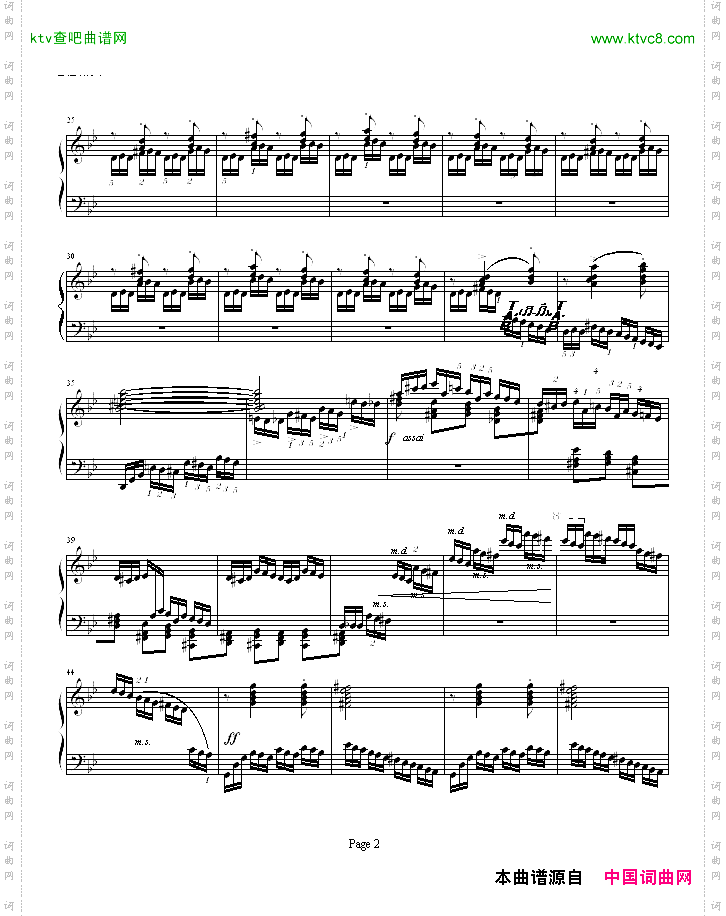 练习曲Op.72No.2考级版