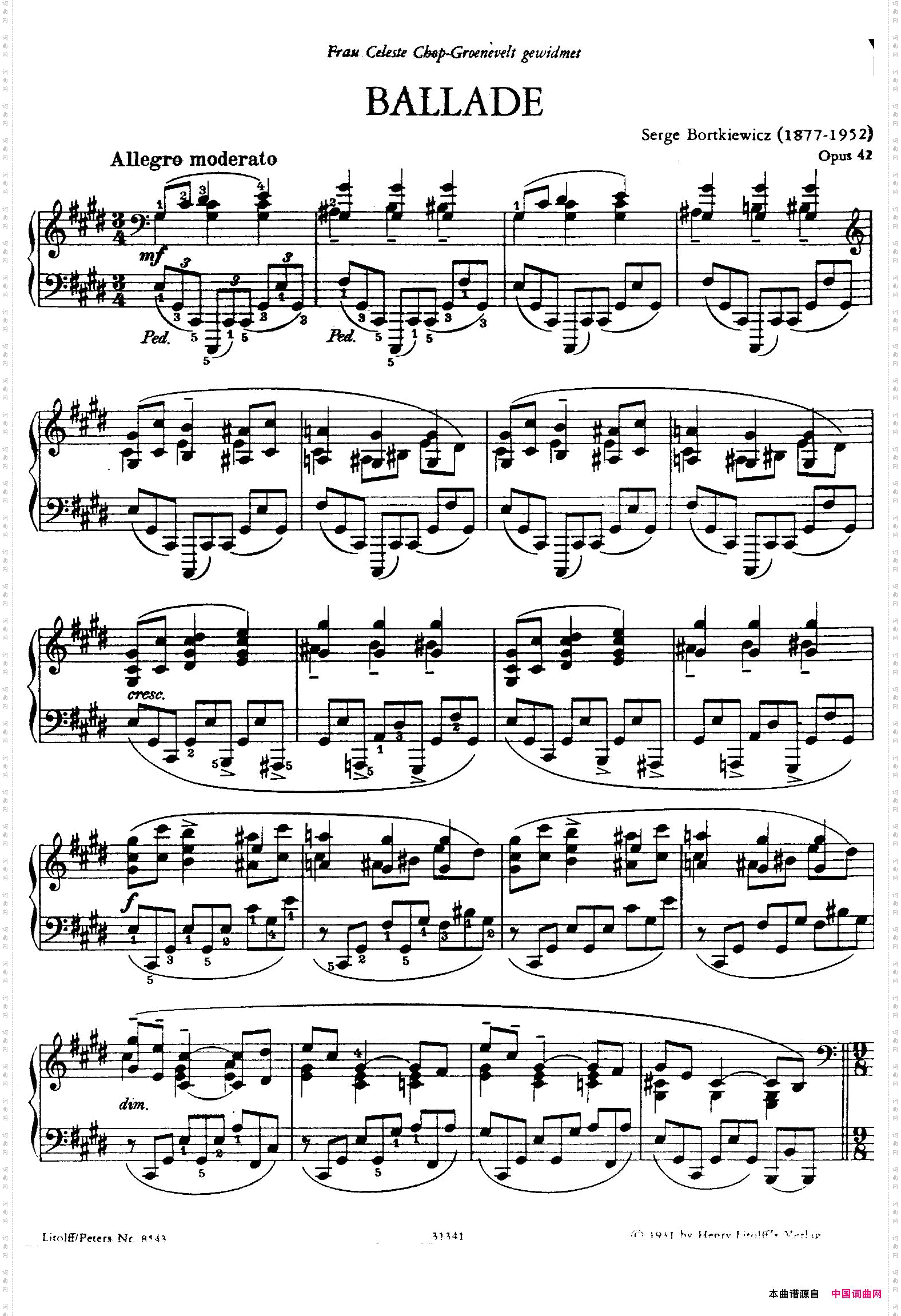 Balladeinc-sharpMinorOp.42升c小调叙事曲_Ballade in c-sharp Minor Op.42升c小调叙事曲