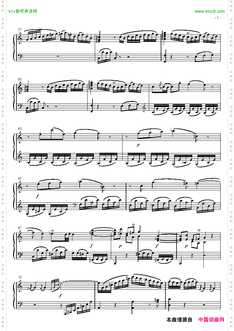 奏鸣曲SonatasK279Mvt.1