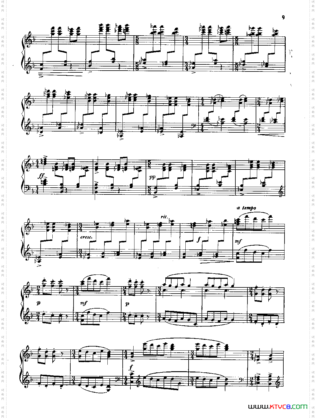 小奏鸣曲钢琴独奏曲