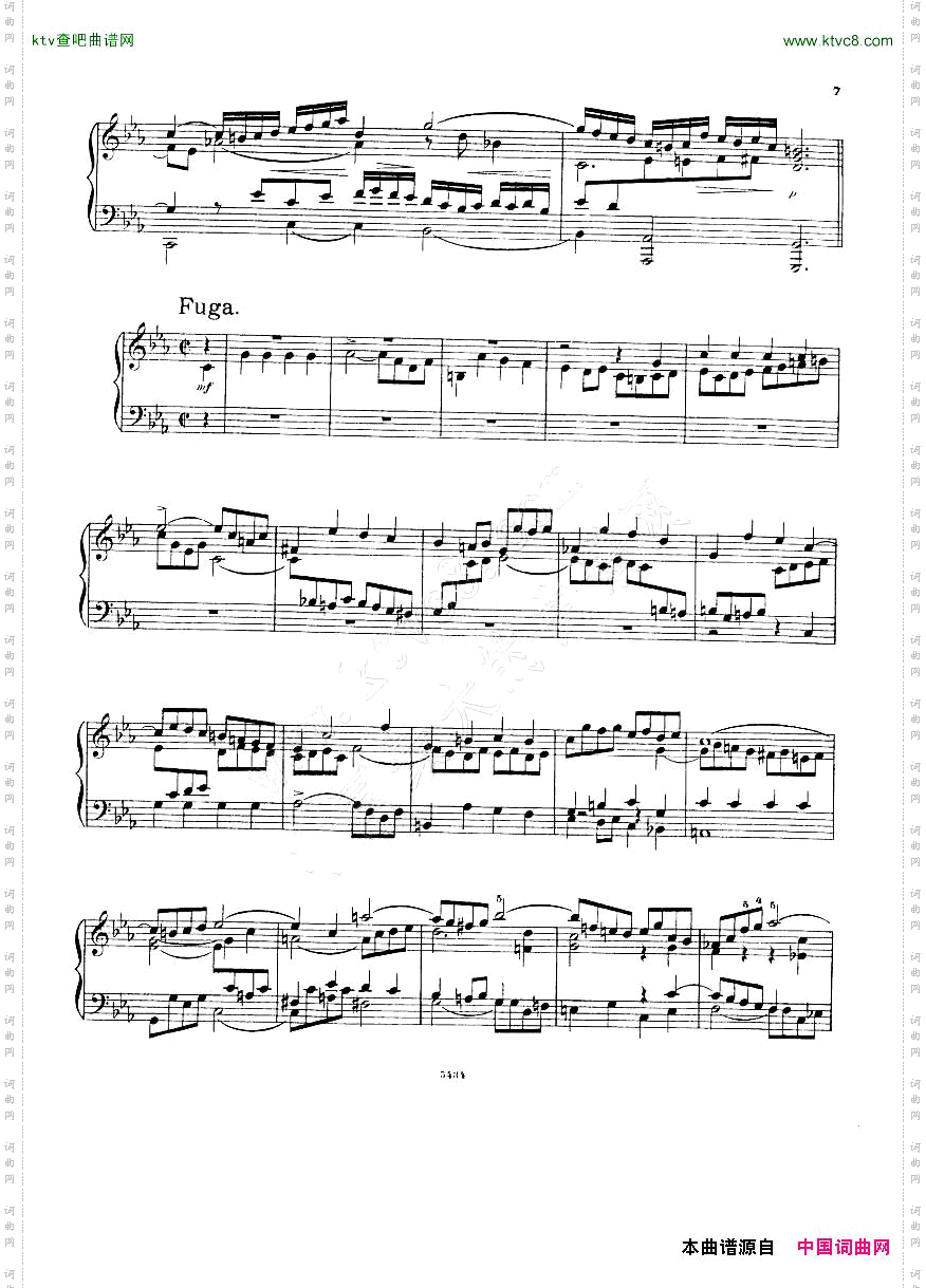 Bach-D‘Albert-Preludeandfugueincminor