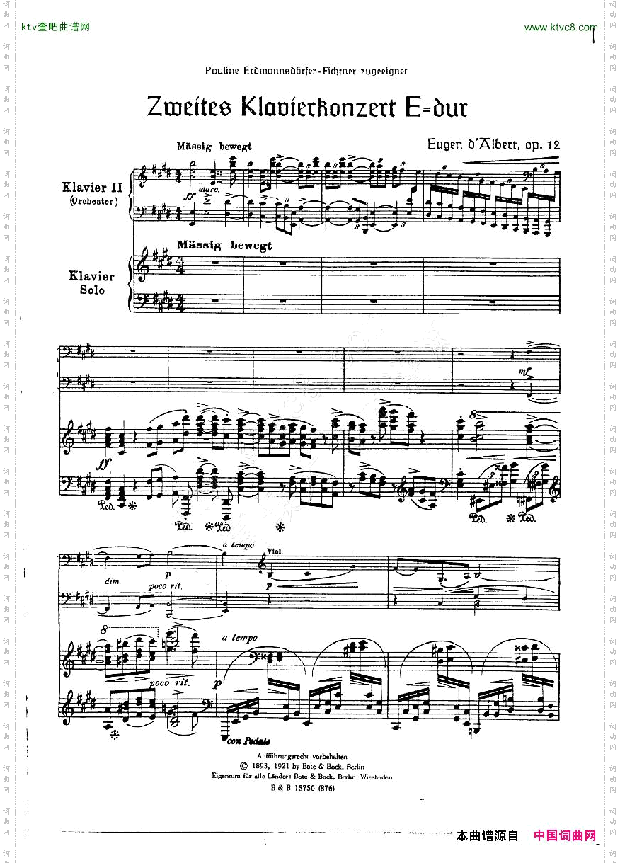D‘Albert-op12-PianoConcertoNo.2part-1