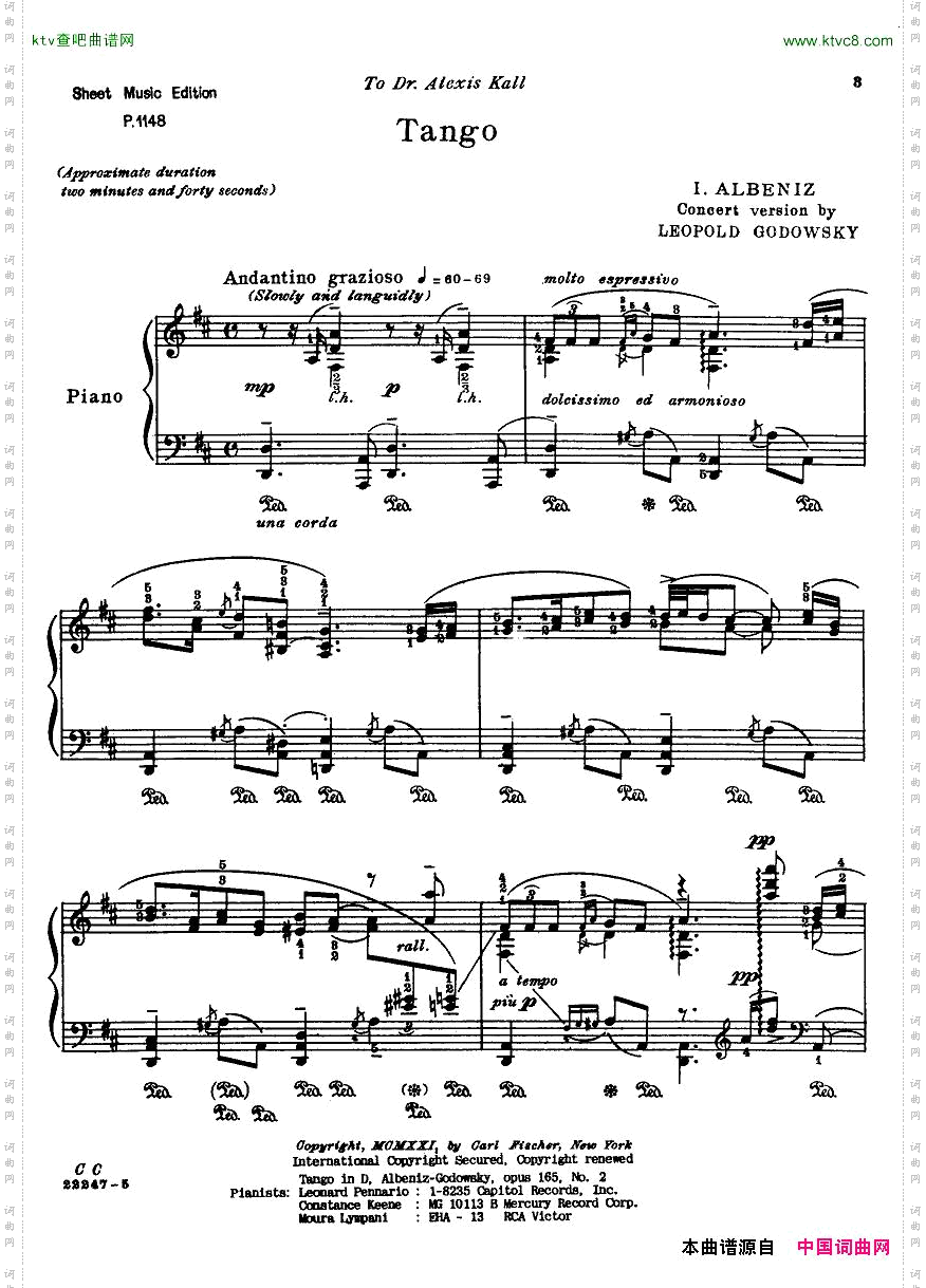 Albeniz-GodowskyTango