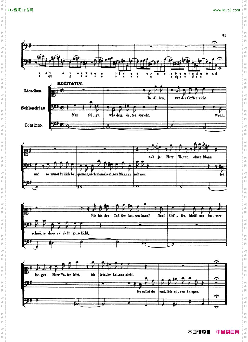 Bach,JS-BWV211-CantataNo.211Schweigtstille,plaudertnicht