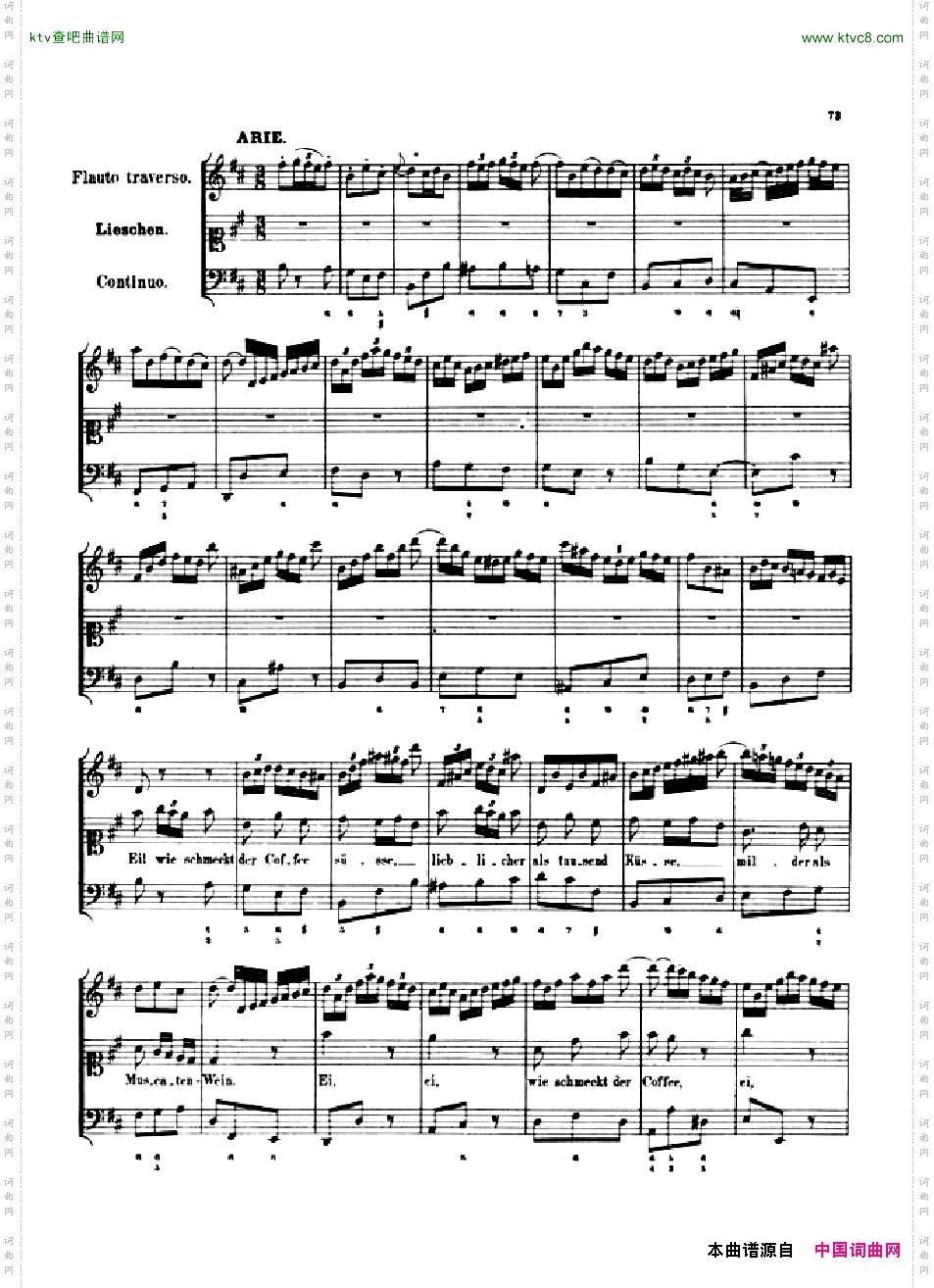 Bach,JS-BWV211-CantataNo.211Schweigtstille,plaudertnicht