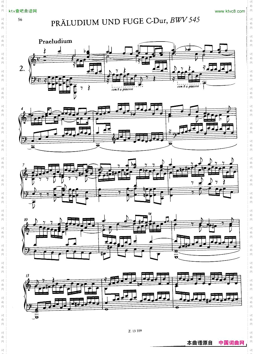 Bach,JS-BWV543-548-6PreludesandFuguesarr.Liszt一