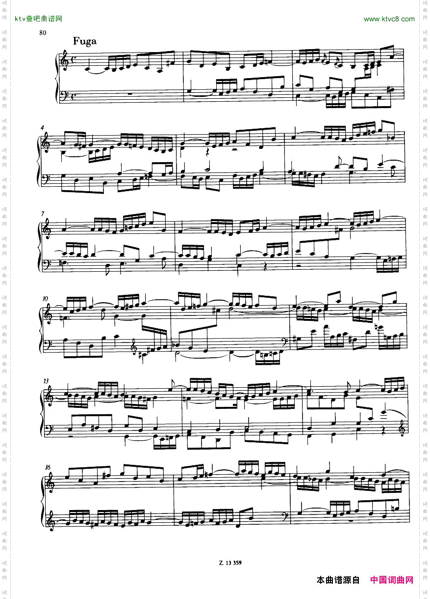 Bach,JS-BWV543-548-6PreludesandFuguesarr.Liszt一