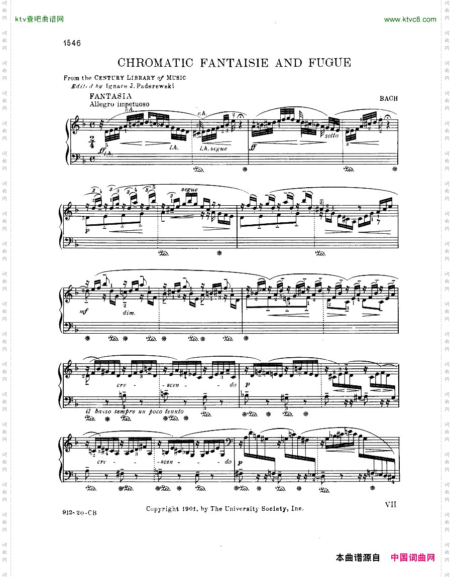 Bach,JS-BWV903-Chromaticfantasia&fugueed.Paderewski