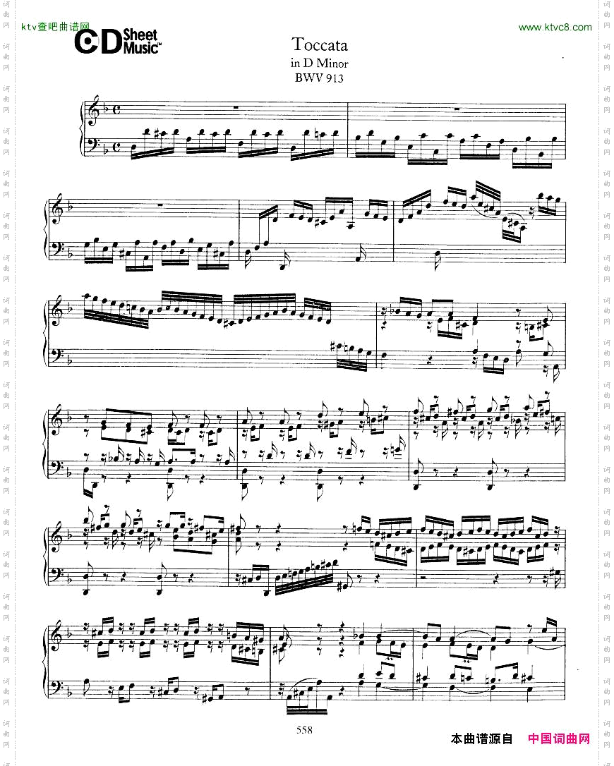 Bach,JS-BWV913-Toccataind