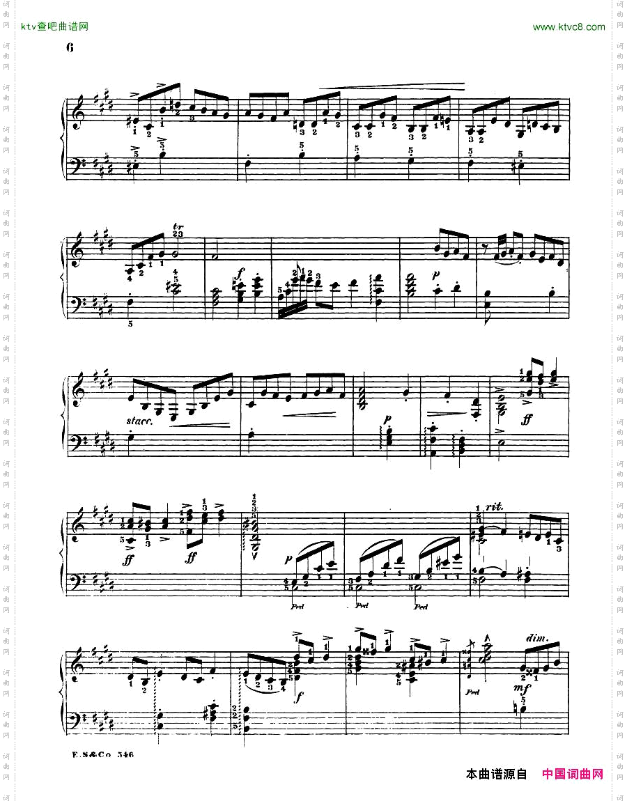 Bach,JS-BWV1006-GavottefromViolinPartitainEarrforLH-Joseffy