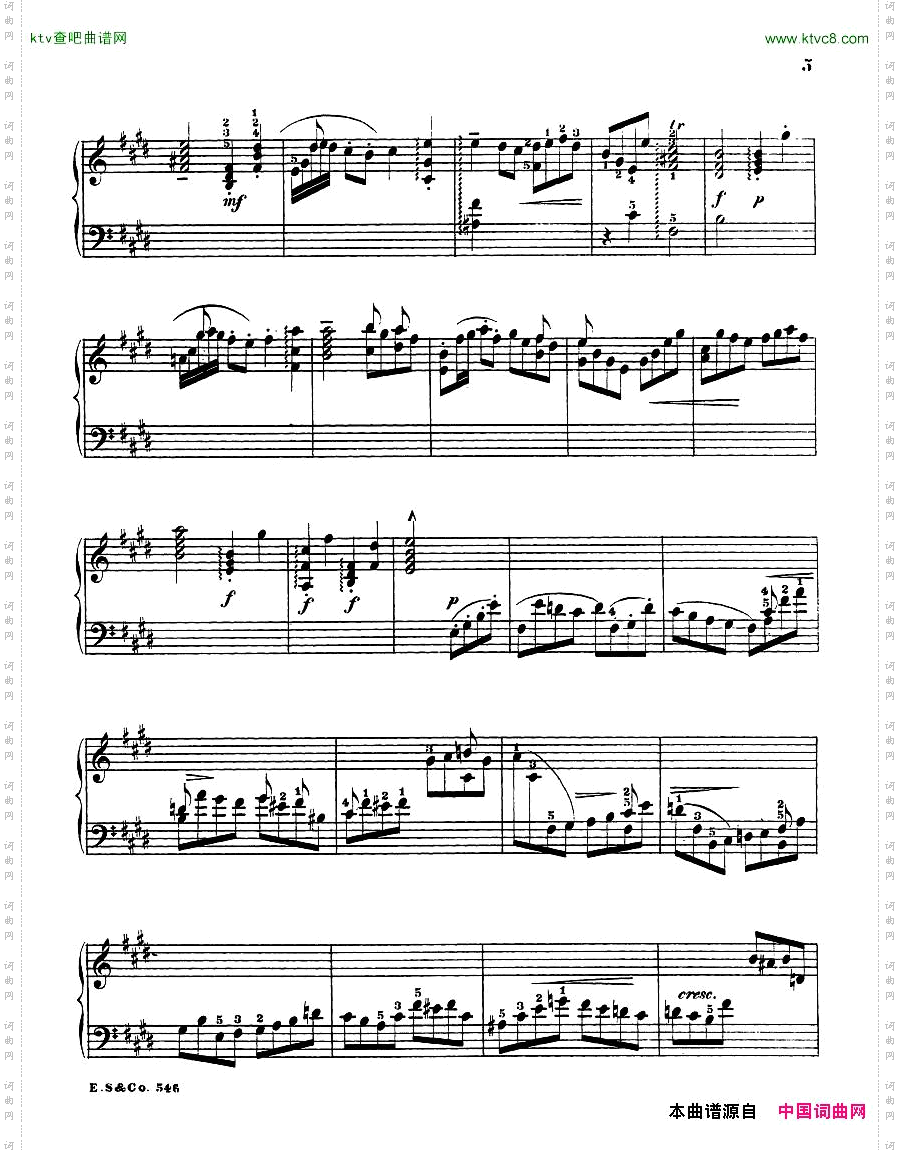 Bach,JS-BWV1006-GavottefromViolinPartitainEarrforLH-Joseffy