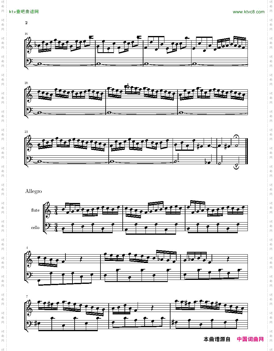 Bach,JS-BWV1033-SonatainCmajorforfluteandbassocontinuo